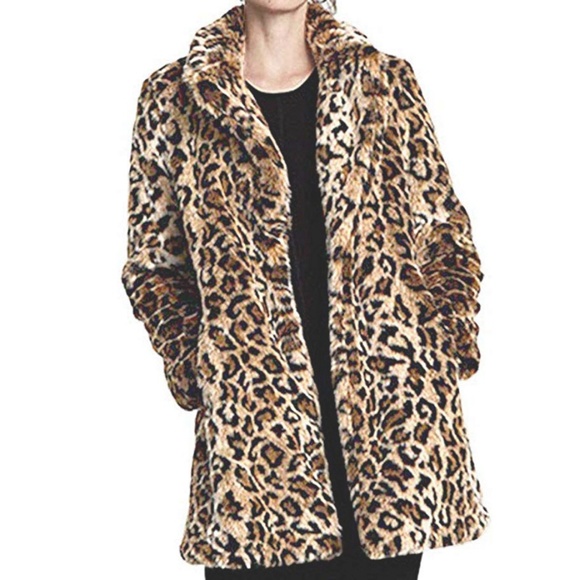 Jackets & Blazers - Women's Long Sleeve Parka Faux Fur Coat
